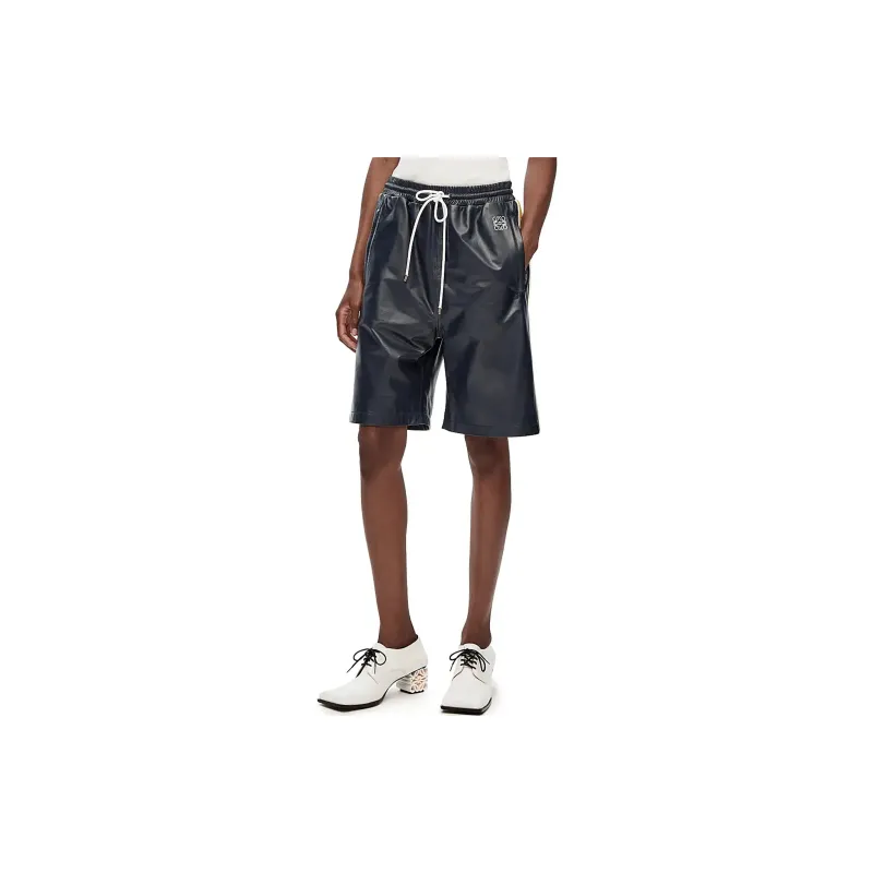 LOEWE Sports Shorts Men Marine Blue-1