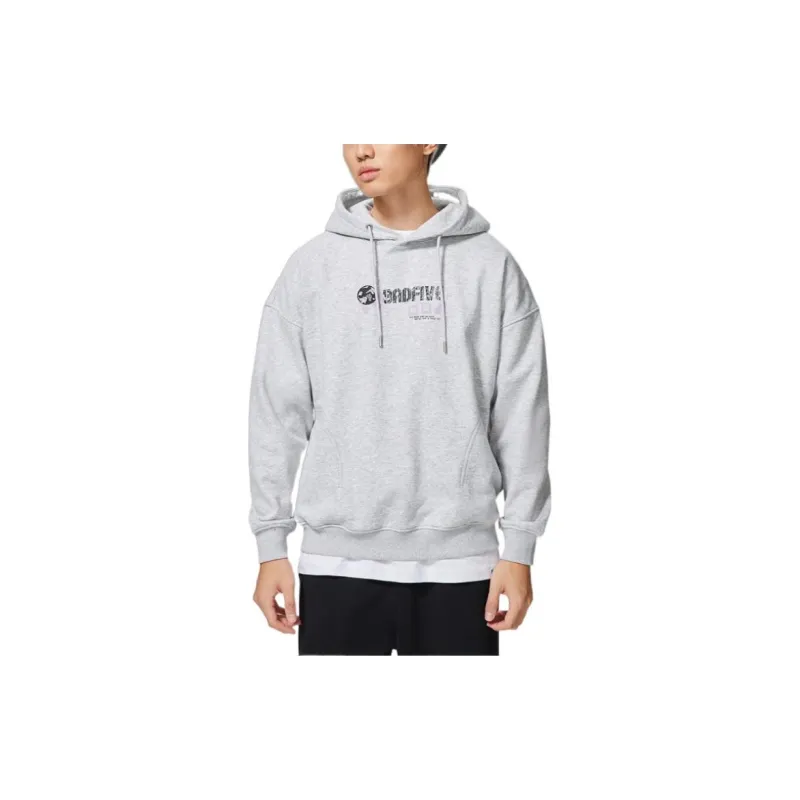 LINING Badfive Sweatshirts Men Gray-3