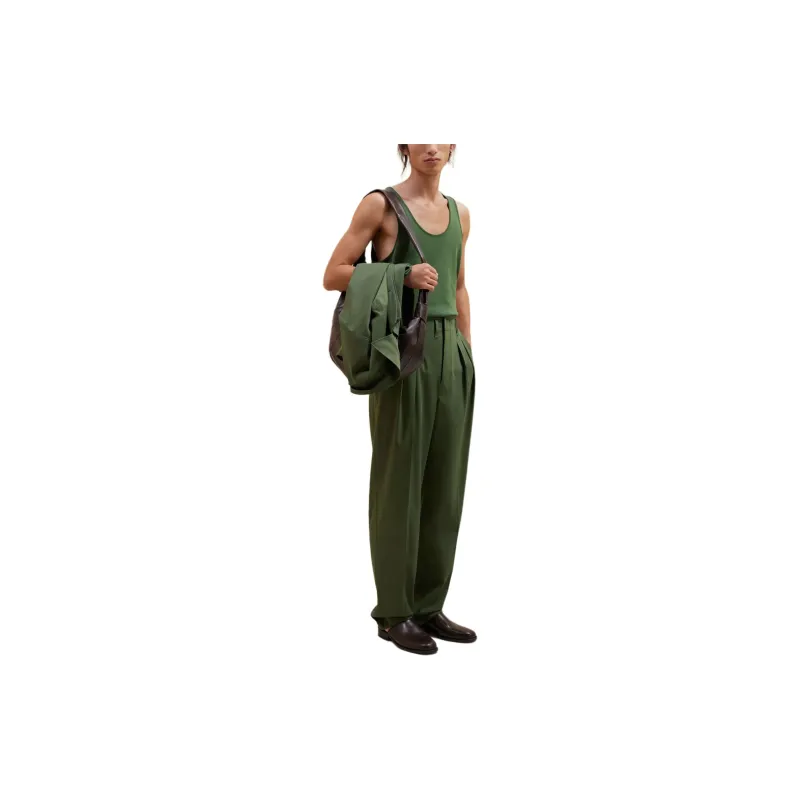 Lemaire Pleated Tapered Leg Trousers-2