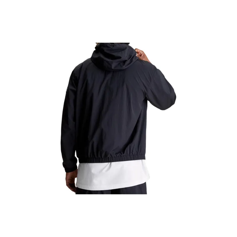 CALVIN KLEIN Trench Coat Europe Version Men's Black-2