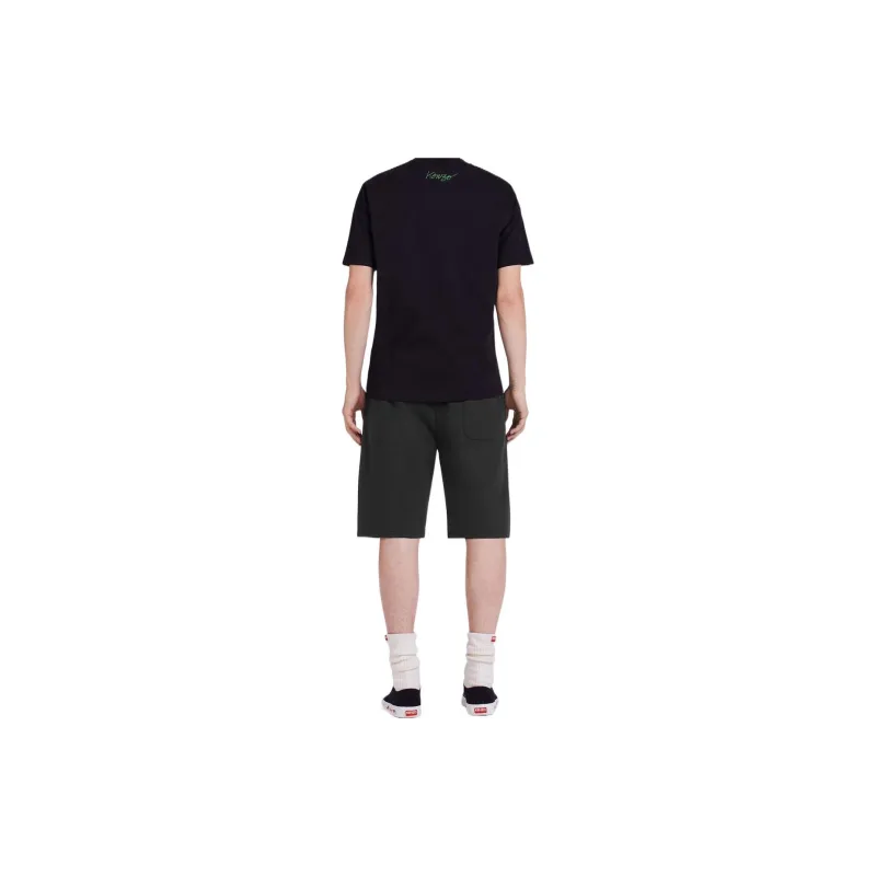 KENZO Logo-patch Cotton Shorts-3