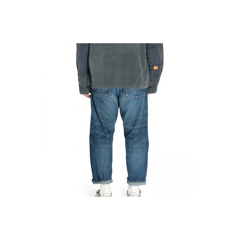MADNESS Straight Jeans Fall Unisex Blue-4