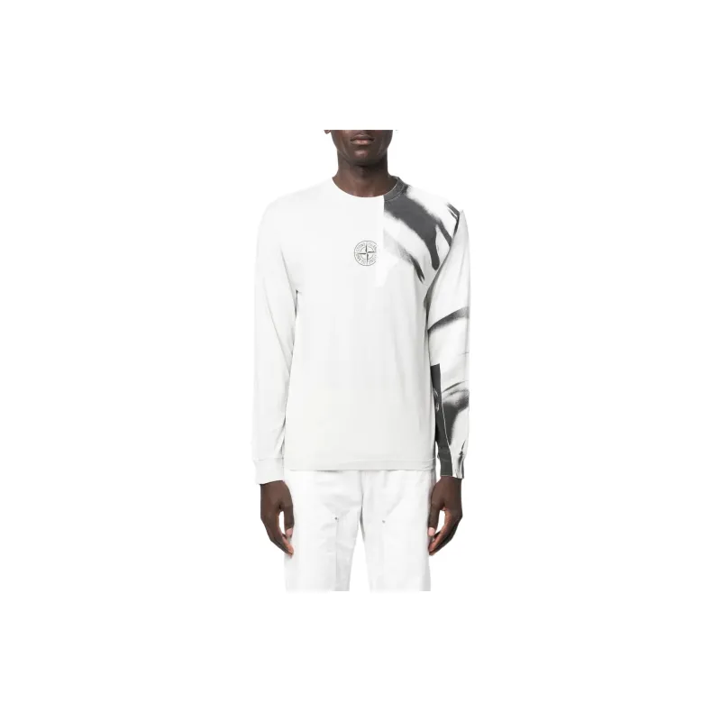 STONE ISLAND T Shirts Men White-1