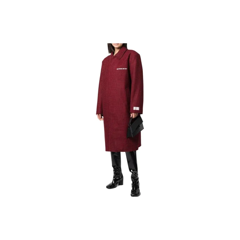 VTMNTS Check print Tailored Coat-2