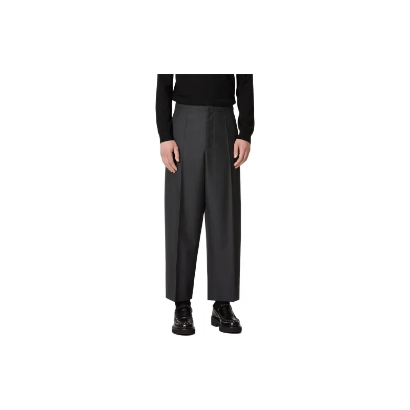 Valentino Pleat Detailed Tapered Trousers-1