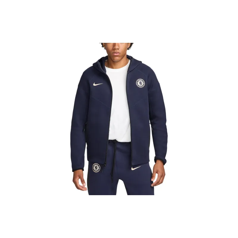 Nike Chelsea Fc Tech Fleece Windrunner Men's Nike Soccer Full Zip Hoodie-2
