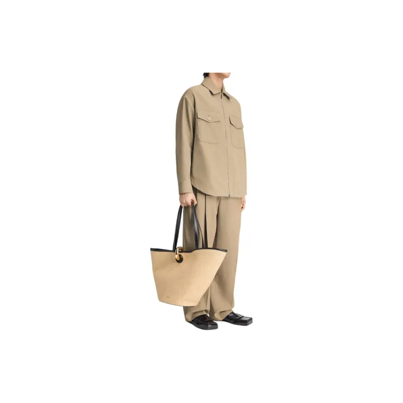 Jacquemus Le Blouson Montaigne Jackets Coats Men's Light Brown-3