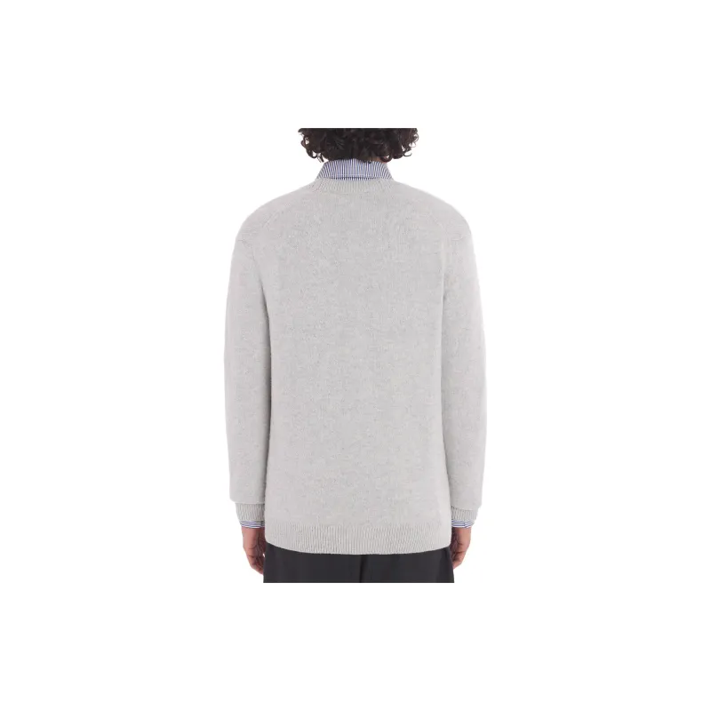 Maison Kitsune Baby Fox Patch Regular Cardigan-4