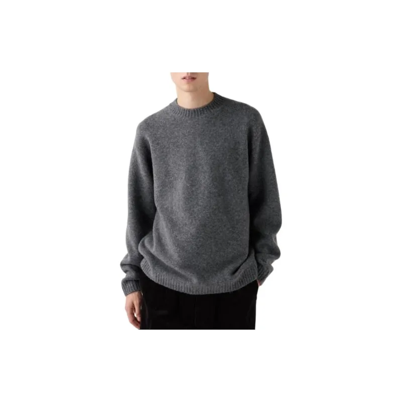 UNIQLO Sweater Unisex Asphalt Gray-1