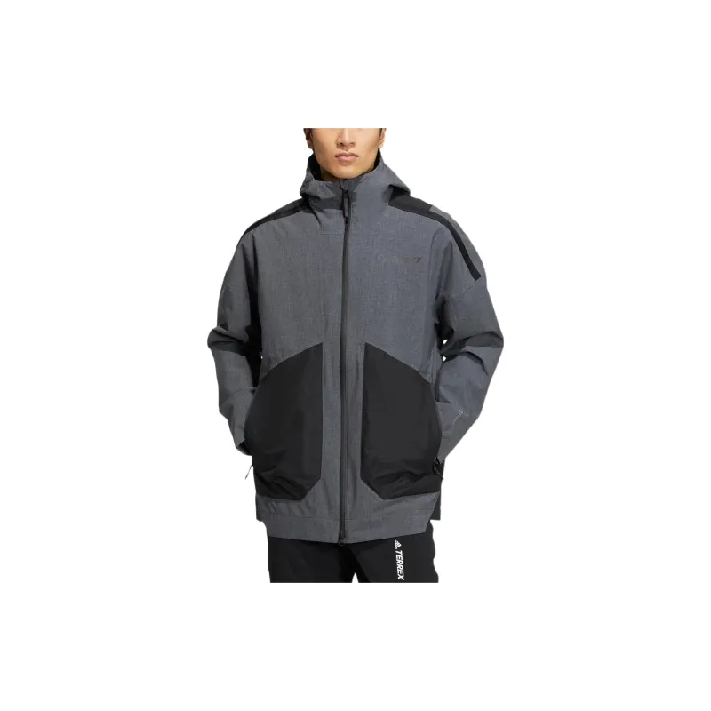 Adidas Jackets Unisex Gray-1