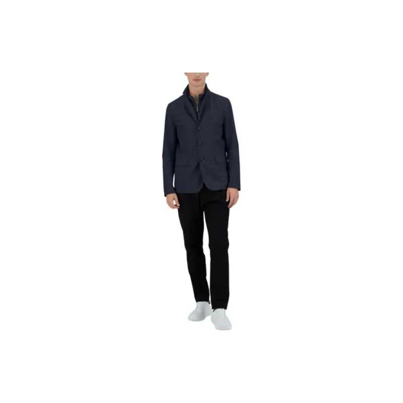 HERNO Buttoned Layered Jacket-4