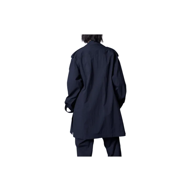 Yohji Yamamoto Ground Y FW24 Trench Coat Unisex Black-5