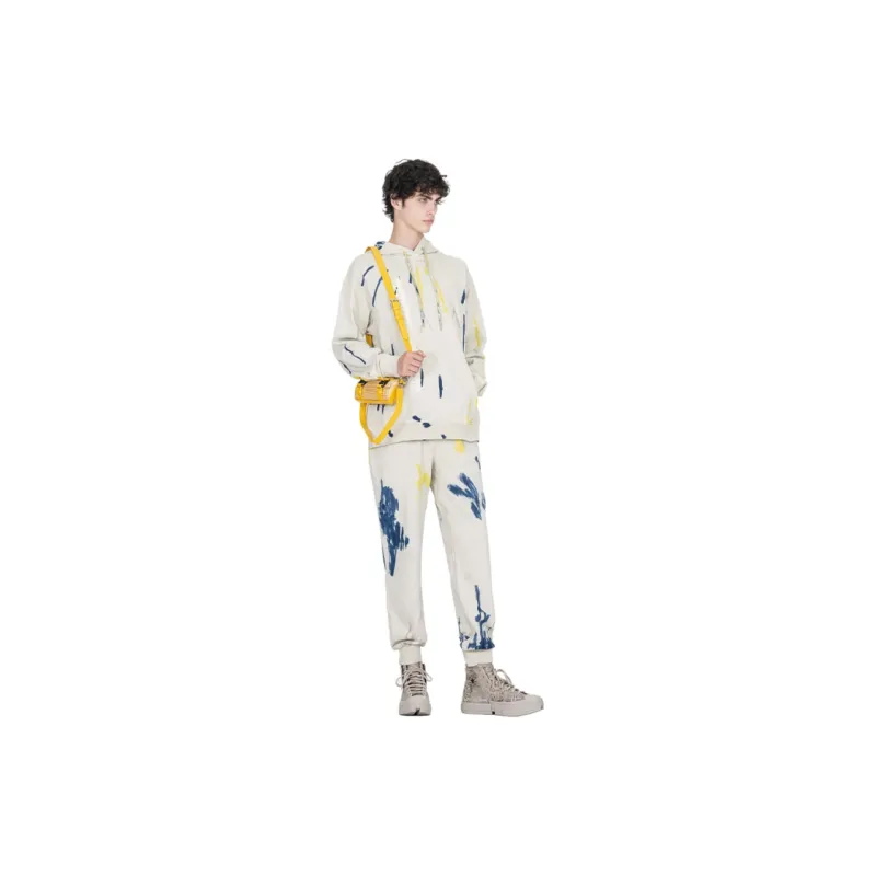 Feng Chen Wang Knitted Sweatpants Unisex Composite Color-1