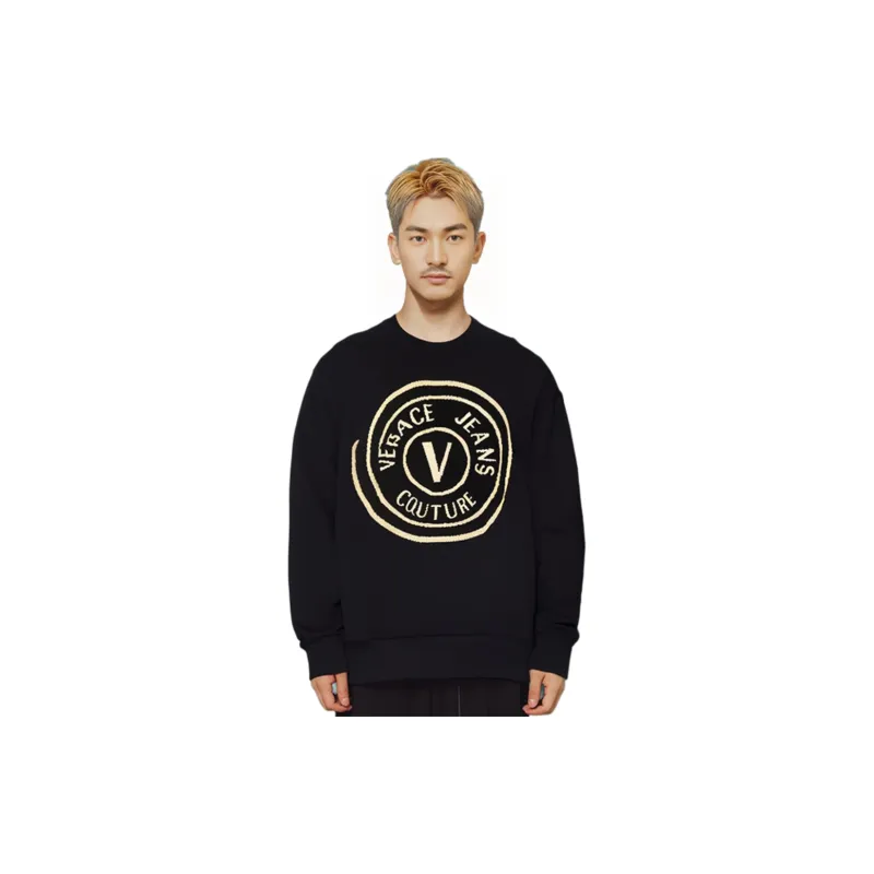 VERSACE JEANS COUTURE Logo Printed Crewneck Jumper-3