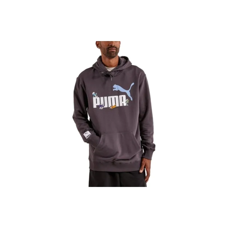 PUMA Sweatshirts Men Charcoal Black-2
