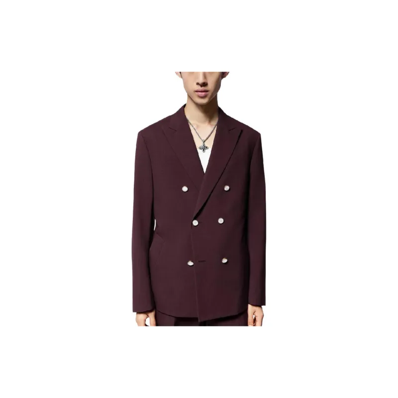 LOUIS VUITTON Double Breasted Tailored Wool Jacket-2