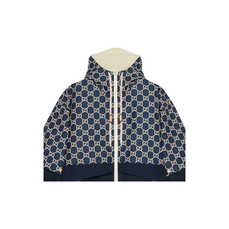 GUCCI Monogrammed Zip-Up Jacket-5