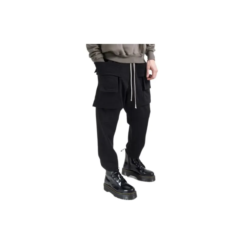 Rick Owens DRKSHDW Cargo Pants Men Black-3