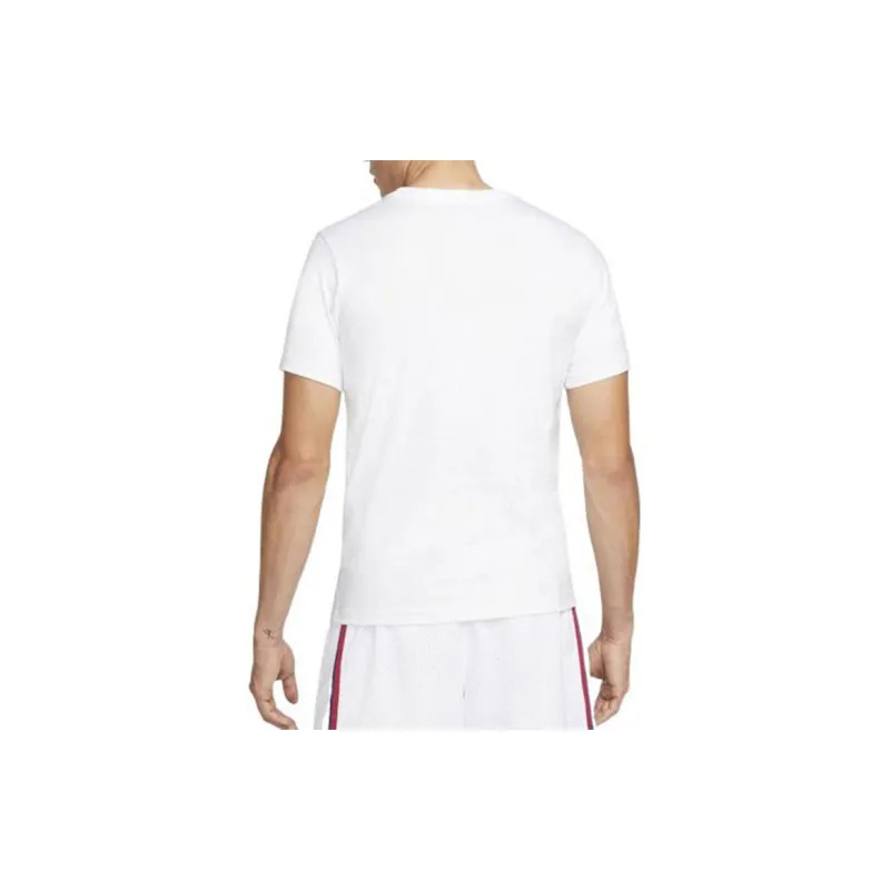 Jordan T Shirts Men White-3