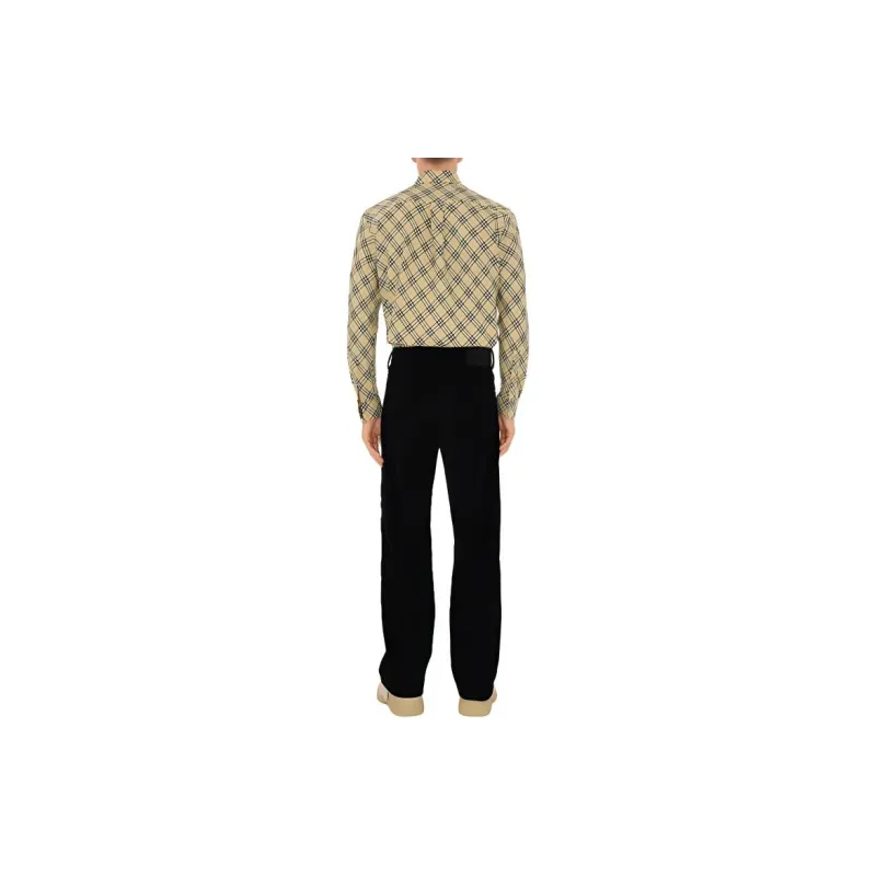 Burberry Checked Cotton Shirt-2