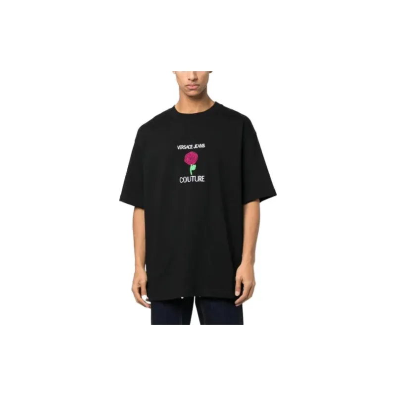 VERSACE JEANS SS23 T Shirt Men's Black-1