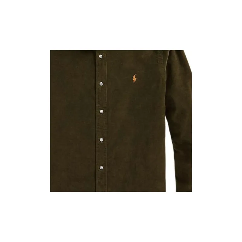 Polo Ralph Lauren Shirts Men Brown Green-5