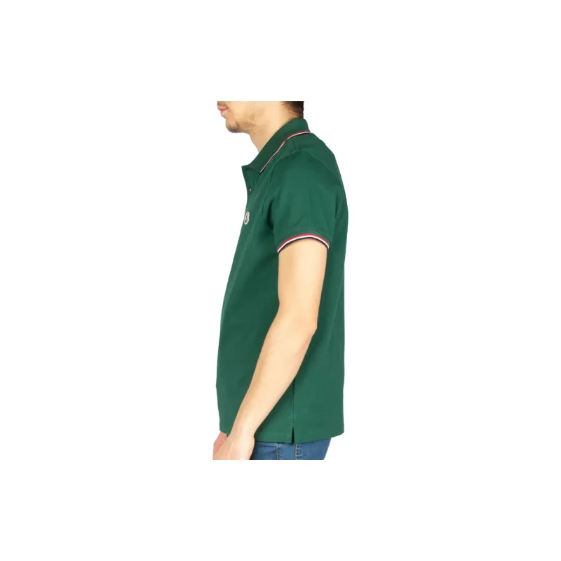 Moncler Polo Shirt Men's Peacock Green-2