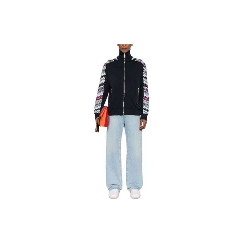 MISSONI SS24 Jackets Coats Men's Navy-1