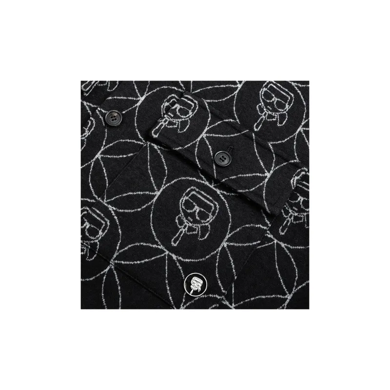 KARL LAGERFELD FW23 Jackets & Coats Men's Black-3