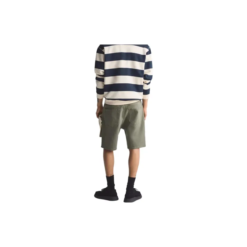 ZARA Denim Shorts Men's Dark Khaki-3