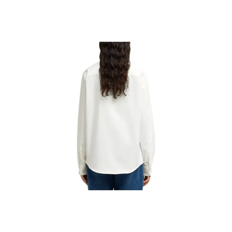 Ami Paris Ami De Coeur Logo Embroidered Shirt-7