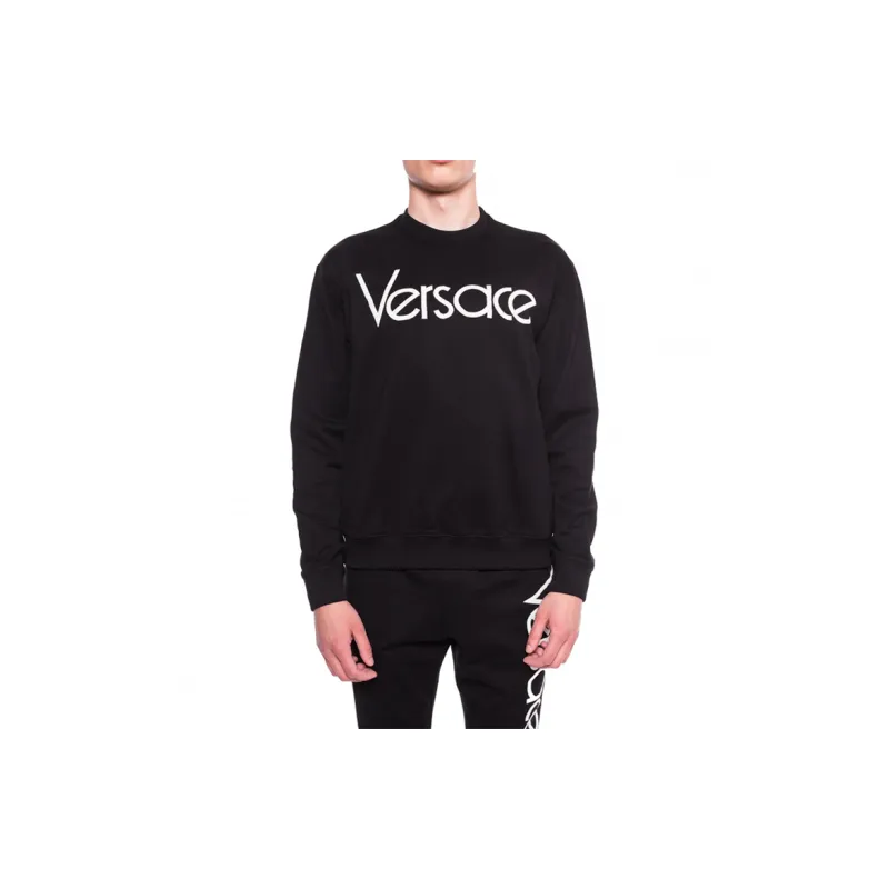 VERSACE Sweatshirts Men Black-3