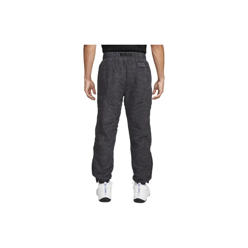 Nike Men's Woven Basketball Trousers Casual Pants Men's Black-2