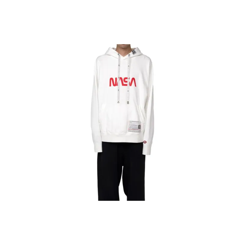 Maison Mihara Yasuhiro NASA-print Cotton Hoodie-2