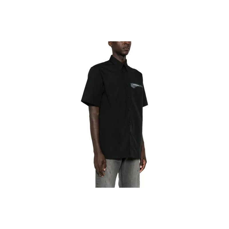 Givenchy Logo embroidered Cotton Shirt-3