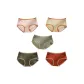 MY-6050/Khaki+Apricot+Pea Green+Army Green+Brick Red/5 Pack