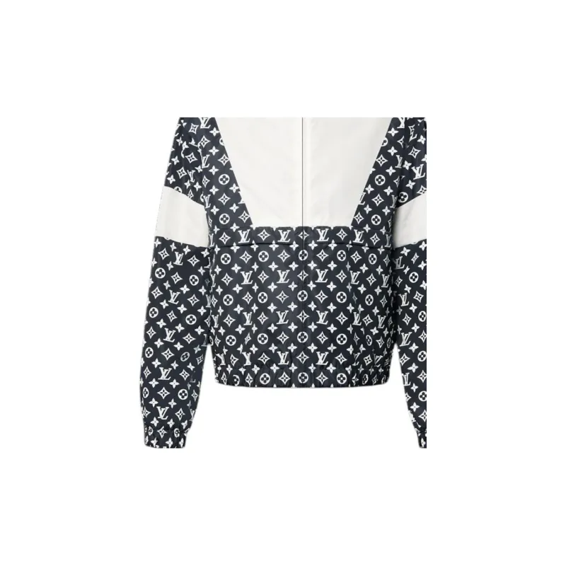 LOUIS VUITTON Monogram Printed Technical Track Top-5