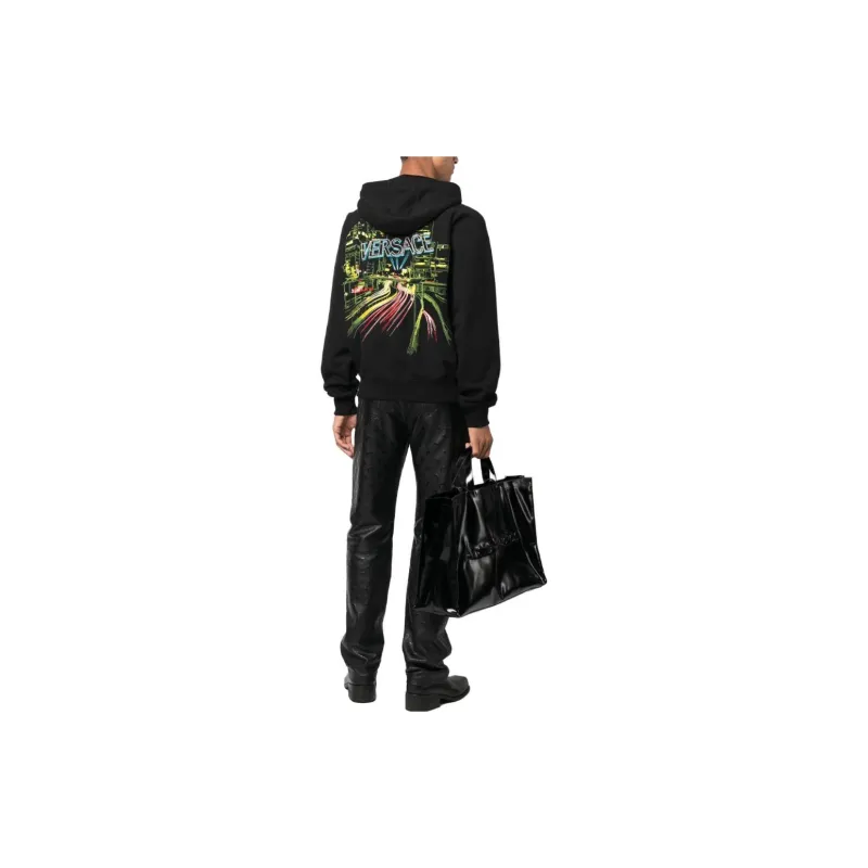 VERSACE FW23 Sweatshirt Men's Black-3