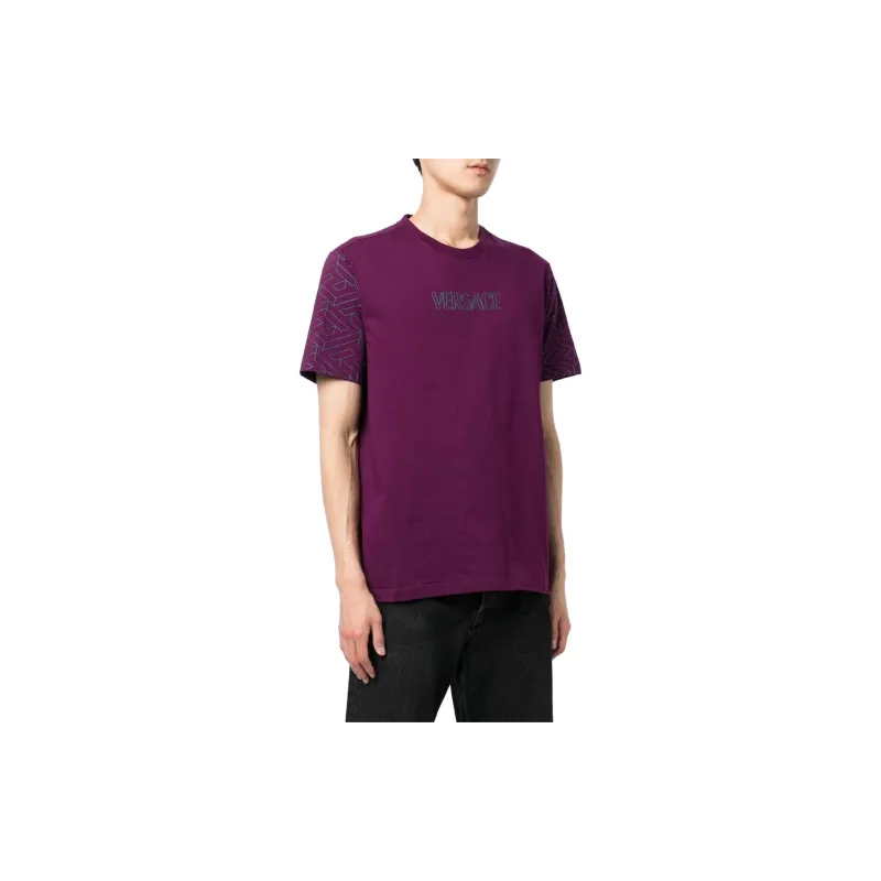 VERSACE T-Shirts Men Purple-3