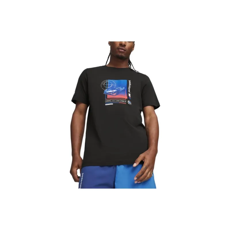 PUMA BMW M Motorsport T Shirt Men's Black-2