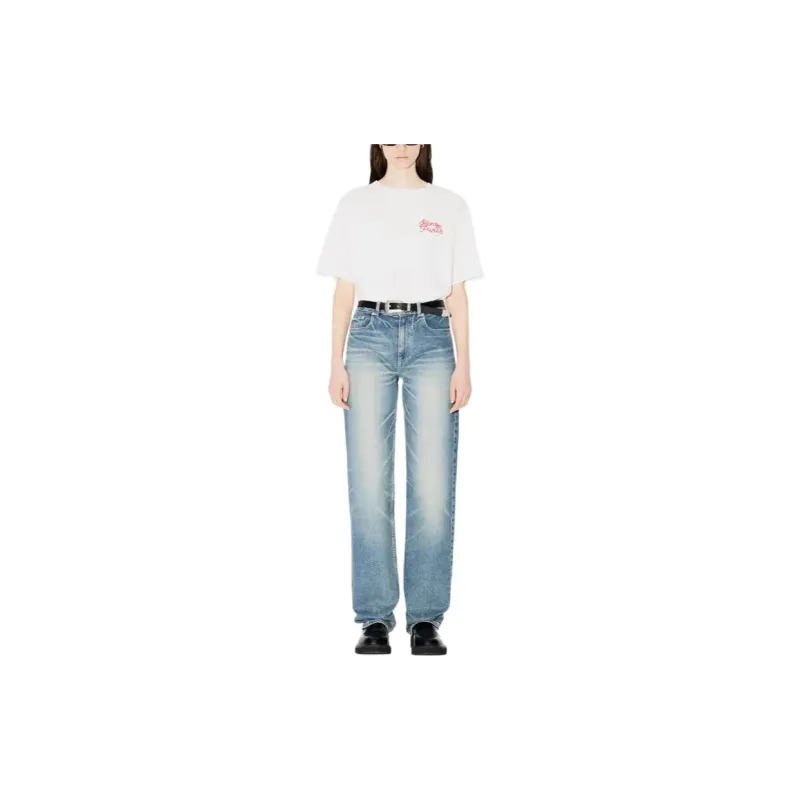 KENZO Heart Embroidered Oversized T Shirt-5