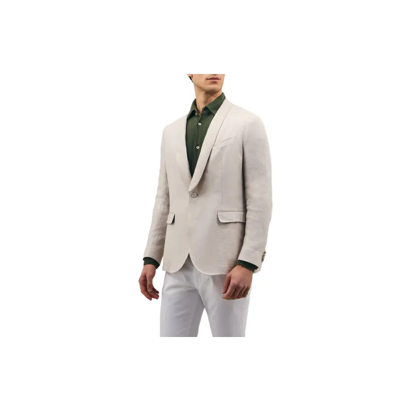 Boglioli Single breasted Linen Blazer-3