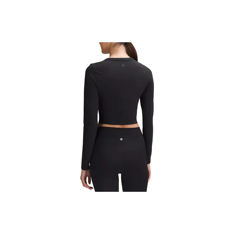 Lululemon Nulu™Cropped Collection Shirt Women's Black-1