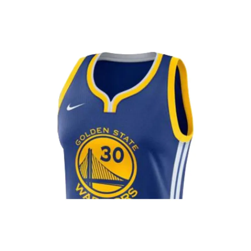 Nike Basketball Jerseys Golden State Warriors Curry Size 30 Unisex Blue-2