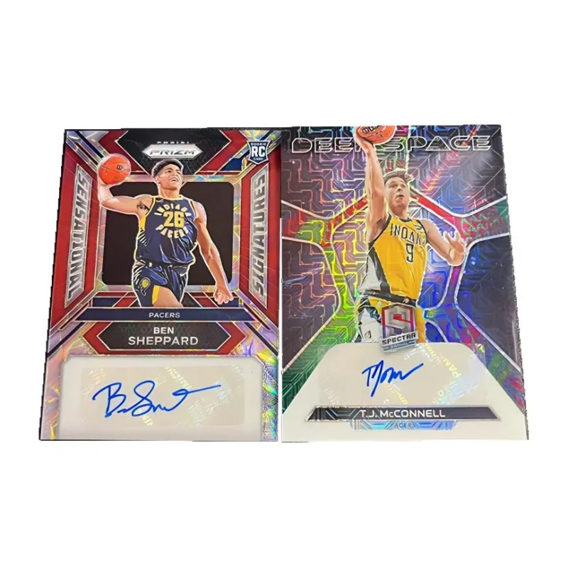 PANINI TJ McConnell Ben Shepard Star Card Pass Sports Cards 2 Pcs-3