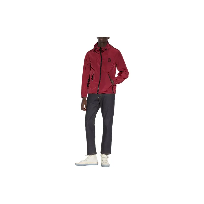 COACH Trench Coat Men's Dark Red-1