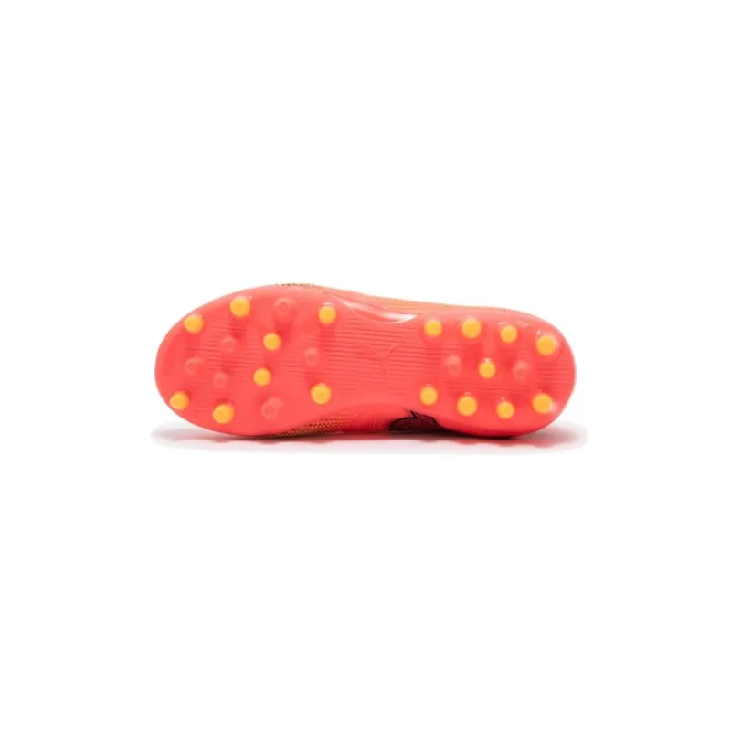 PUMA FUTURE 7 MATCH Future 7 Match Cushioning, Wear Resistant Low Top Kids' Soccer Shoes Orange Red Kids'-4