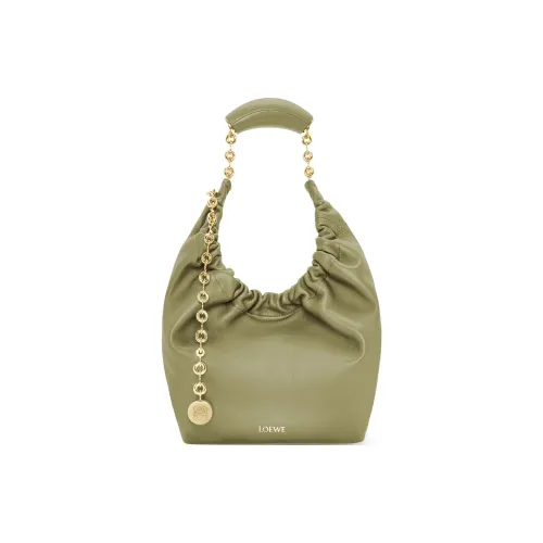 LOEWE Nappa Sheep Leather Shoulder Bag Crossbody Bag Handbag Small Size Women's Eucalyptus Green