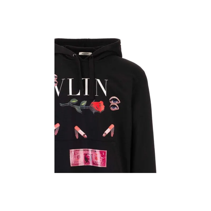 Valentino Sweatshirts Men Black-6