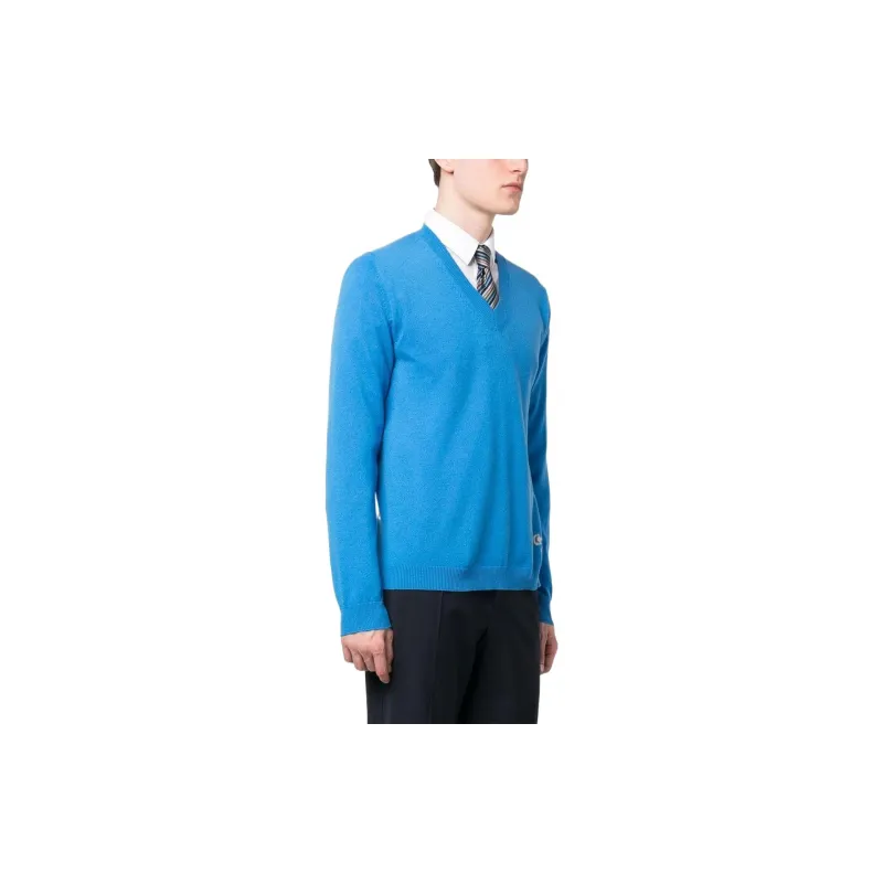 GUCCI V neck Horsebit detail Sweater-3